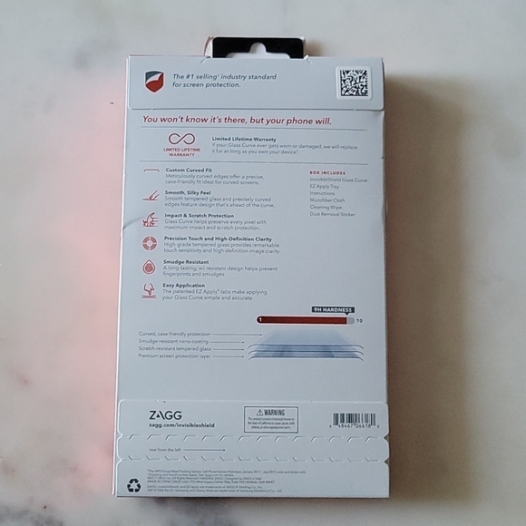 ZAGG Glass Curve Curved Impact Scratch Protection - Picture 4 of 10
